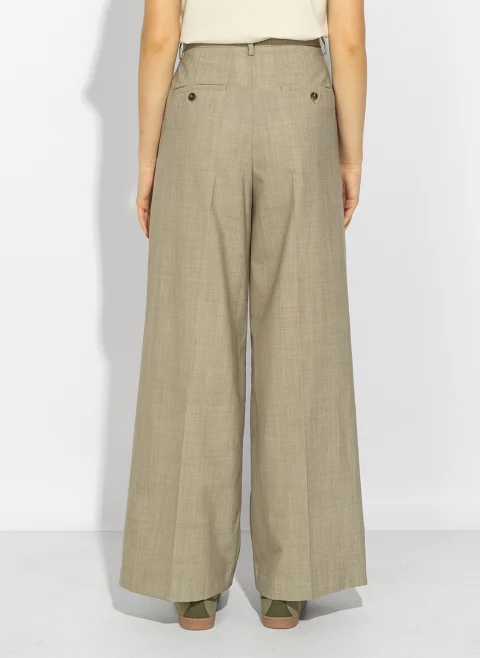 Панталон от фина вълна Weekend Max Mara Wkdovvio — снимка 10