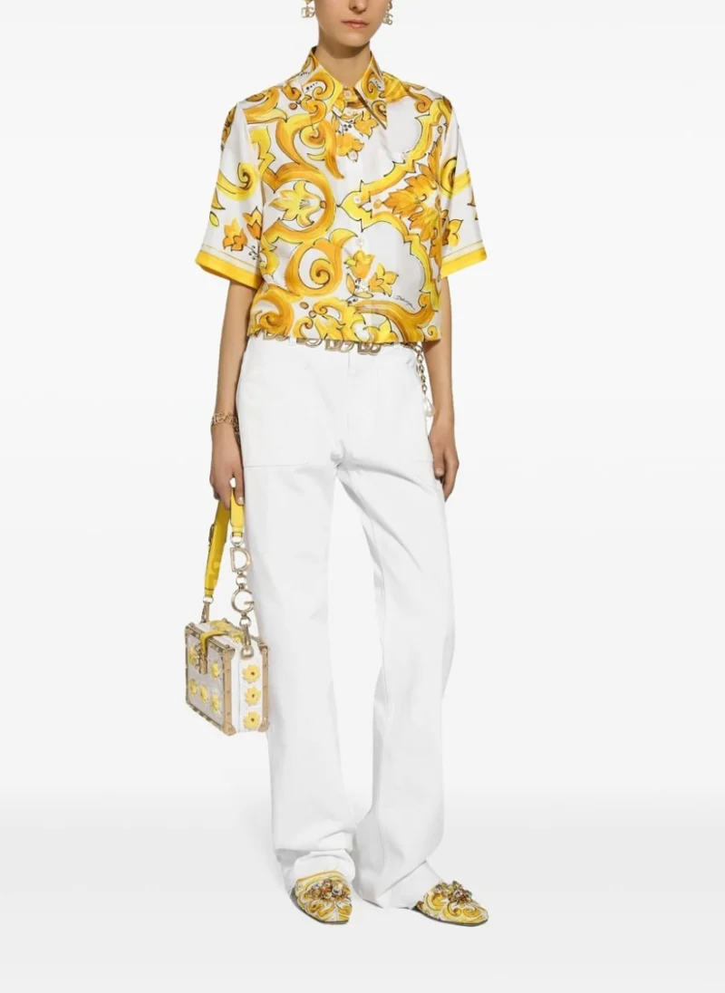 Панталон от деним Dolce&Gabbana — снимка 4