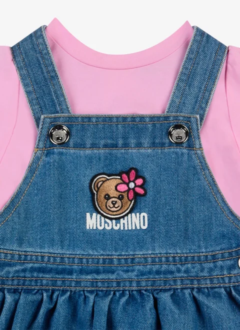 Комплект с 'Teddy Bear' бродерия Moschino Kids — снимка 3