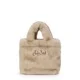 Дамска бежова чанта Mini Vanity SAINT BARTH — снимка 4