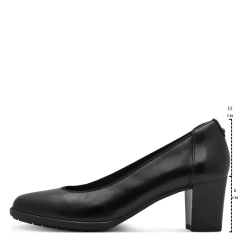Токчета TAMARIS – 1-22451-44-003 BLACK LEATHER — снимка 7