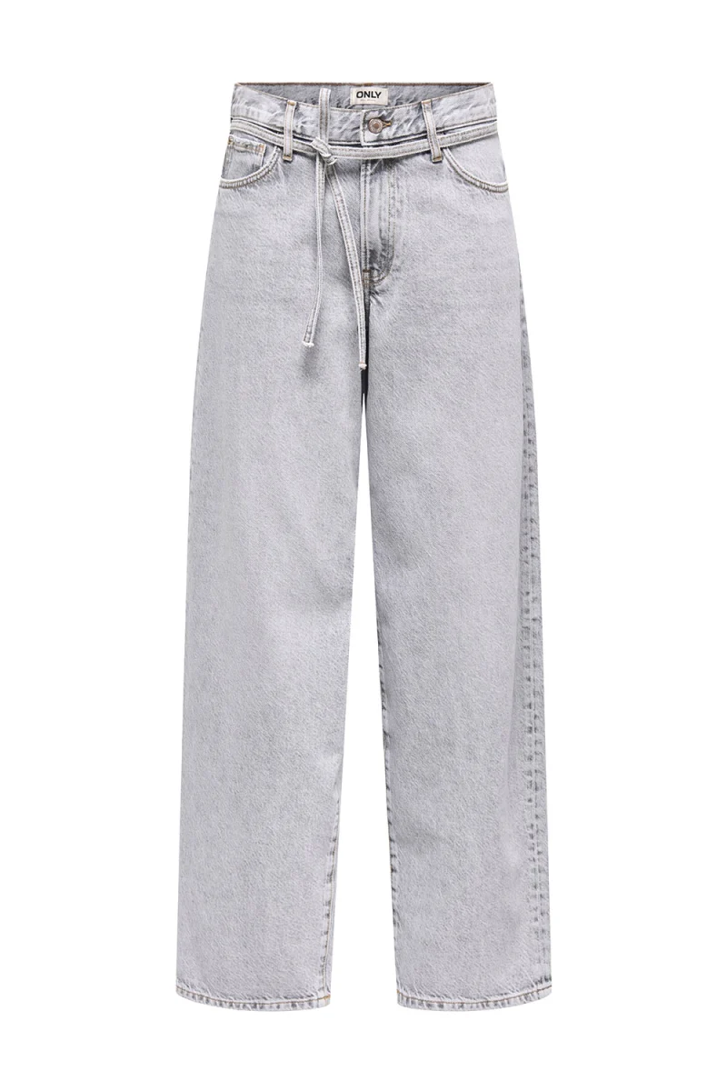 Jeans Onlgianna Mw Str Lg Bleach Dot 15352024 BS000056 light grey denim