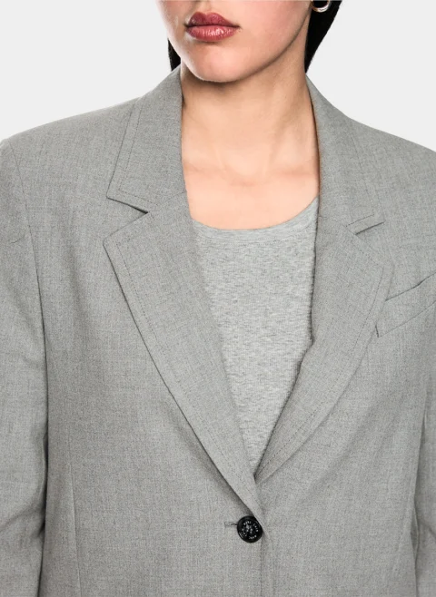 Сако с контрастни кантове Marc Cain Sports — снимка 4