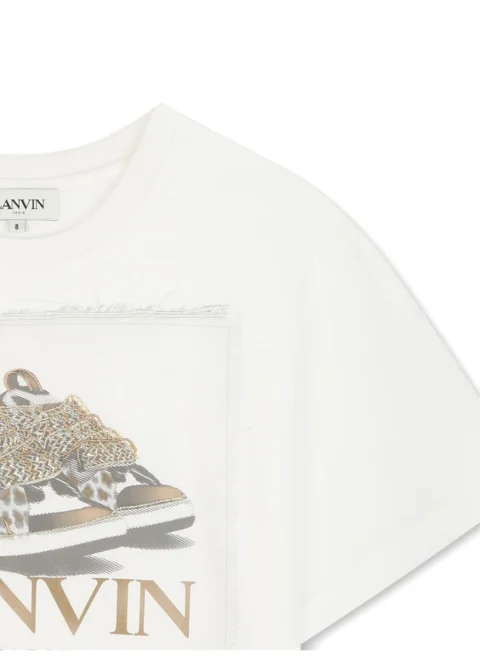 Тишърт с принт Lanvin Kids — снимка 2