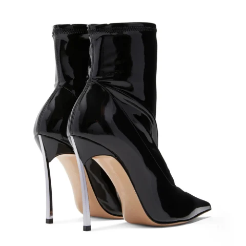 Дамски елегантни боти с ток "Blade" Casadei — снимка 10