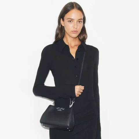 Дамска черна чанта Mini Eleanor TORY BURCH — снимка 9