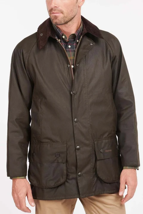 Яке Classic Beaufort Wax MWX0002 ol71 olive — снимка 2