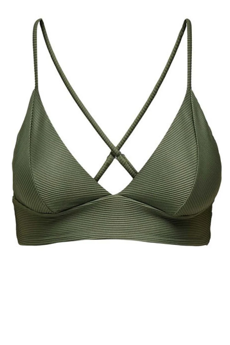Бански Onlbobby Life Rib Bikini Top 15223709 19-0510 TCX kalamata