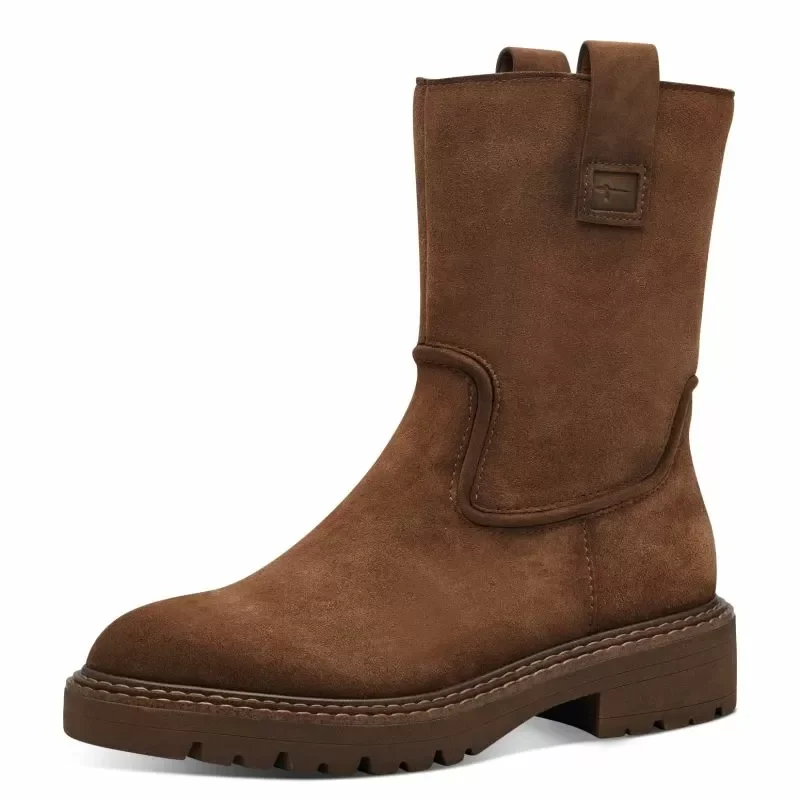 Дамски Равни Боти TAMARIS – 1-25470-43-310 CAMEL — снимка 3