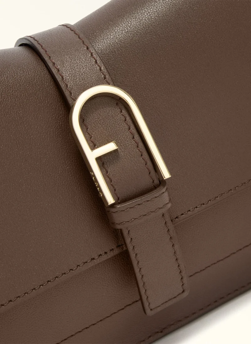 Чанта Furla Flow Mini Nuvola Espresso — снимка 3