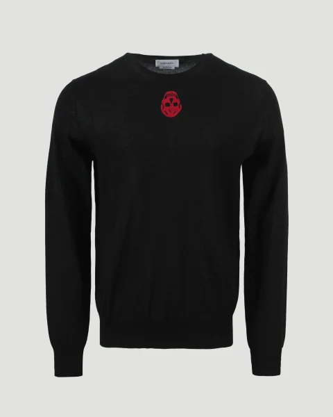 Long-Sleeved Sweater in Black