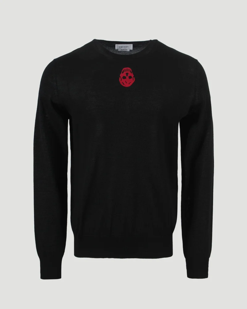 Long-Sleeved Sweater in Black