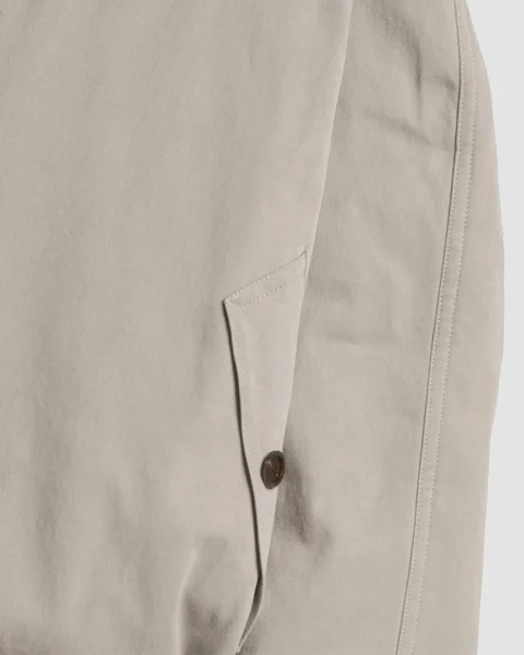 Flipped Hooded Trench in Dark Beige — снимка 6