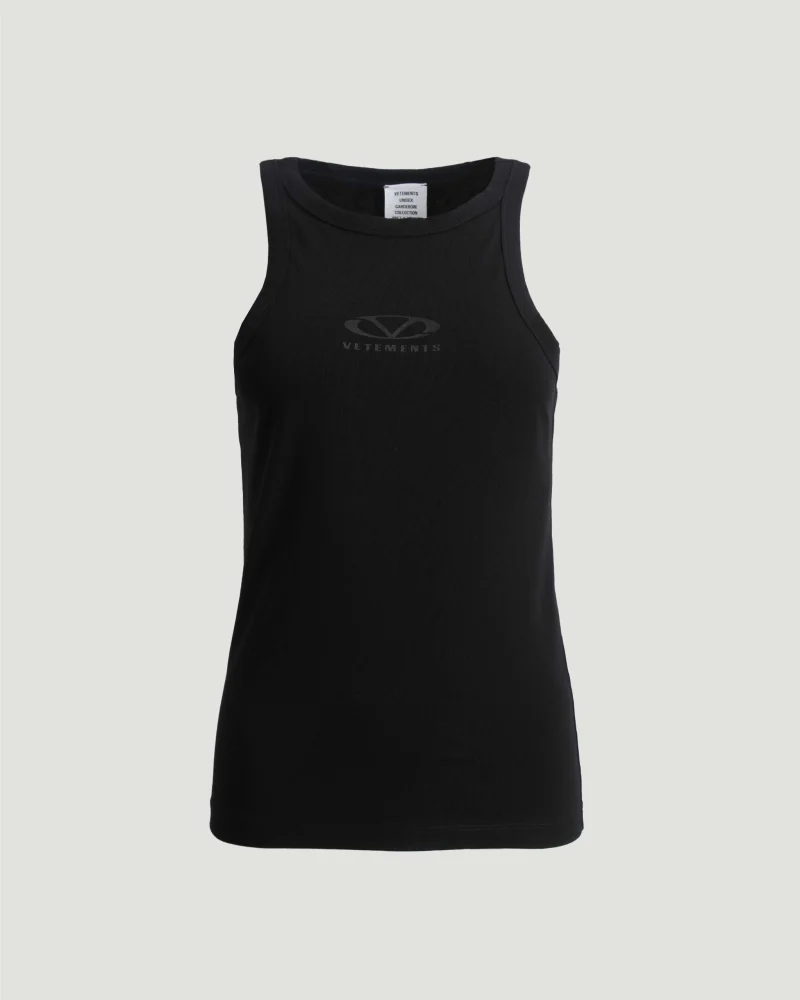 Black Tank Top with Logo
