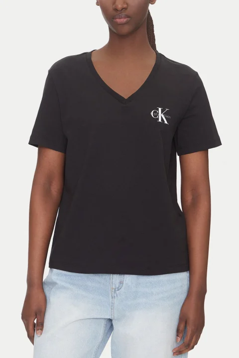 T-Shirt (Pack of 2) A- Logo Vn LV047C906G UB1 black / bright white — снимка 2