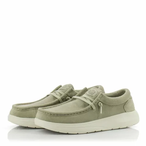 Мъжки Ежедневни HEY DUDE – 41975-1SN WALLY COMF GREY/SILVER — снимка 3