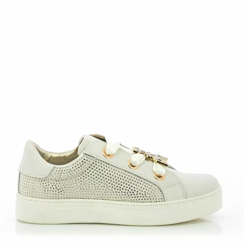 Дамски Сникърс PATRIZIA PEPE – PPJ826 OFF WHITE