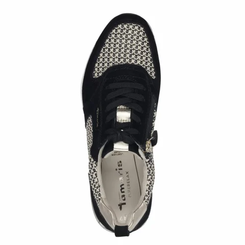 Дамски Сникърс TAMARIS – 1-23787-42-098 BLACK COMB — снимка 5
