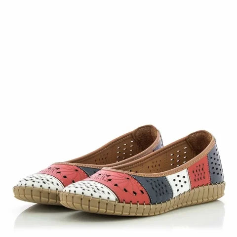 Балерини VERONELA – 398.721 WHITE MIX — снимка 3