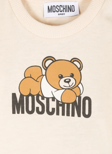 Блуза с принт 'Teddy Bear' Moschino Kids — снимка 3