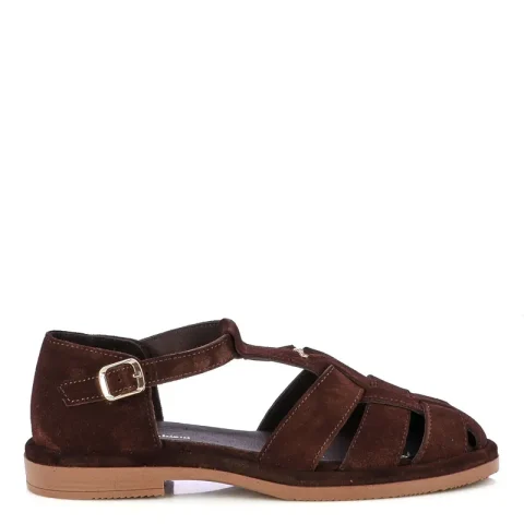 Дамски Равни Сандали CARLO FABIANI – 252-40219 DARK BROWN