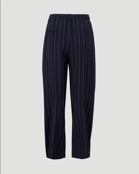 Striped Tapered Trousers — снимка 2