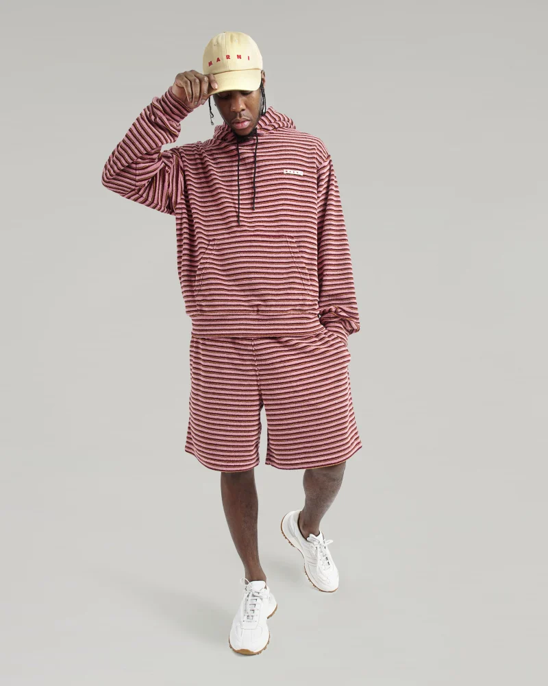 Layered Striped Hoodie — снимка 6