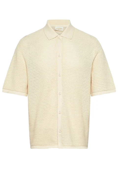 Polo Jormaine Knit Ss 12295274 11-1302 TCX sea salt