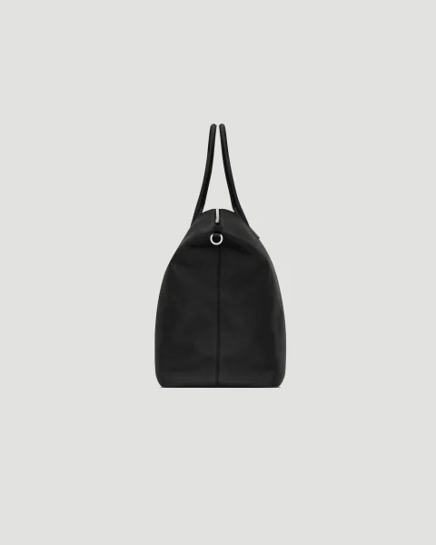 Giant Bowling Tote in Grained Leather — снимка 4