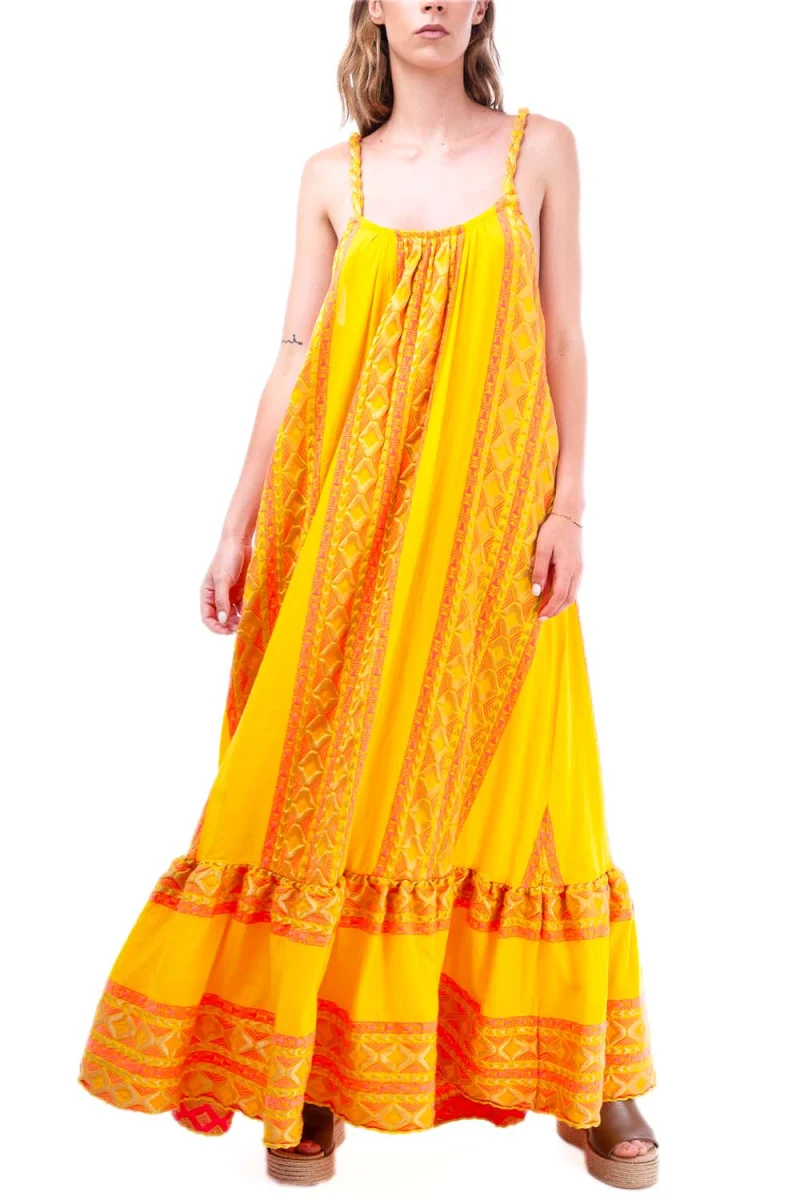 Рокля Μ-8423 yellow