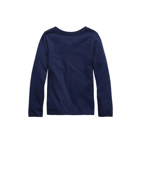 Блуза с лого бродерия Ralph Lauren Kids 2-6 — снимка 2
