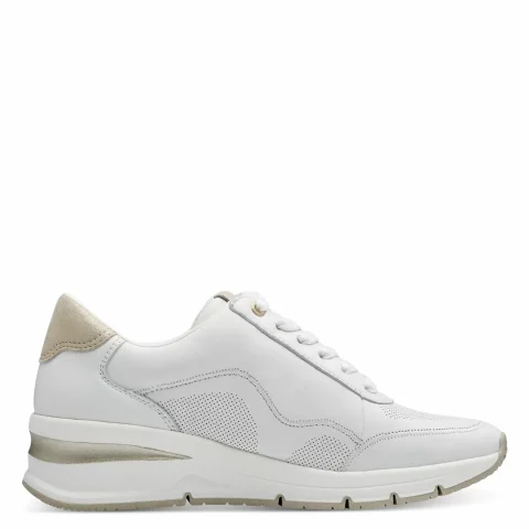 Дамски Сникърс TAMARIS – 1-23761-42-100 WHITE — снимка 2