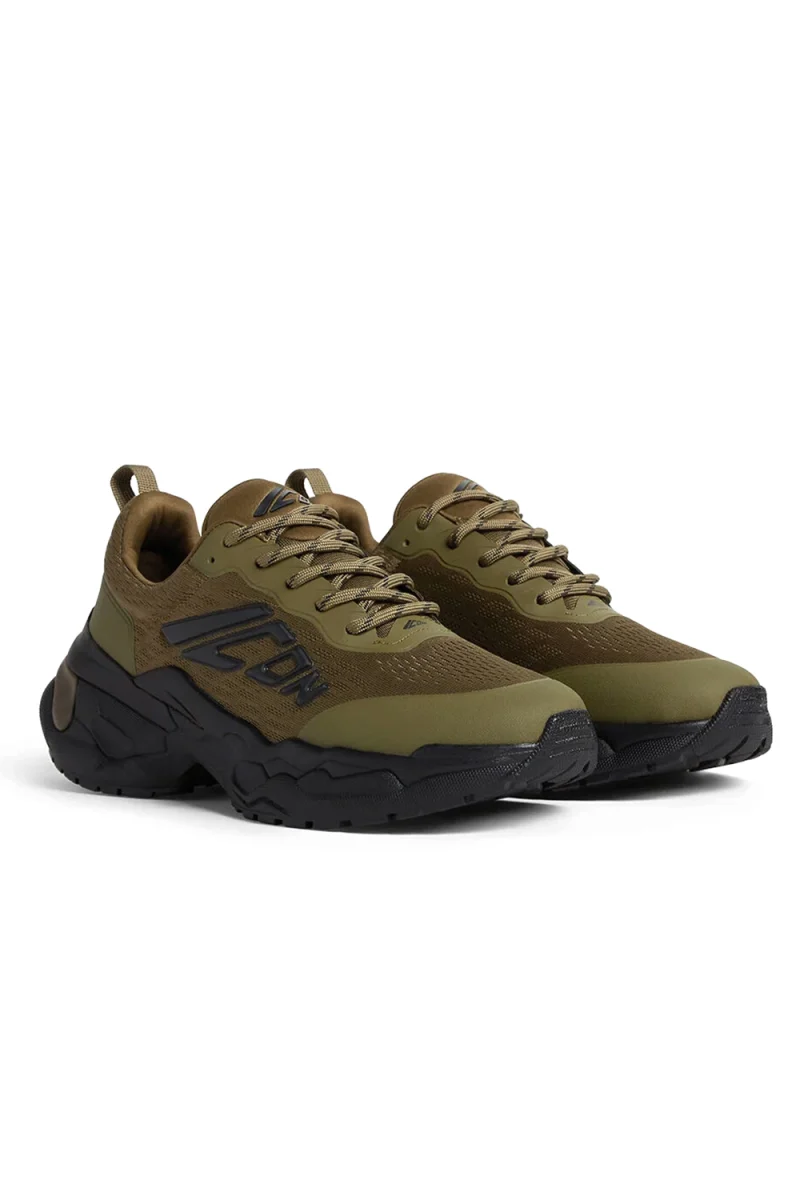 Sneakers SNM045059203115 M682 militare+nero — снимка 2