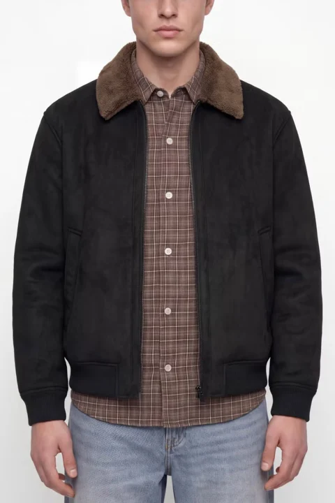 Яке Jprbluluke Bomber 12282444 19-3911 TCX black beauty — снимка 2