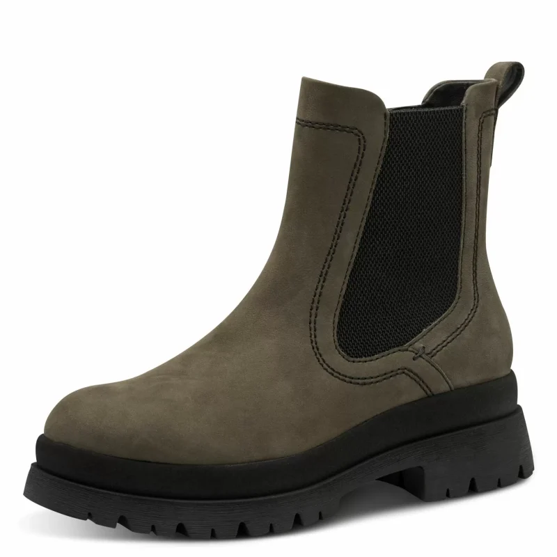 Дамски Равни Боти TAMARIS – 1-25423-45-722 OLIVE — снимка 3