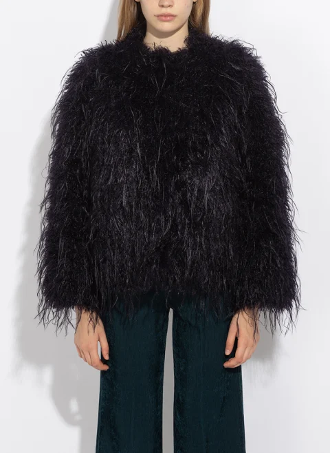 Късо палто 'Faux fur' forte_forte — снимка 5