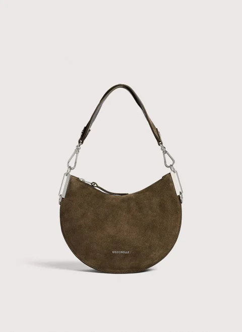 Велурена чанта Coccinelle Sunup Small — снимка 5