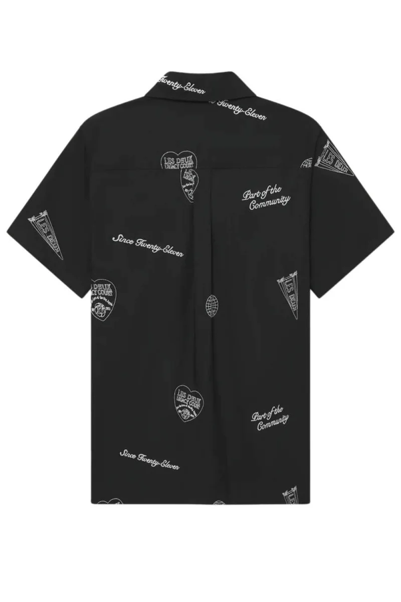 Риза Hendrix Aoe Ss LDM401096 100215-black/ivory — снимка 2