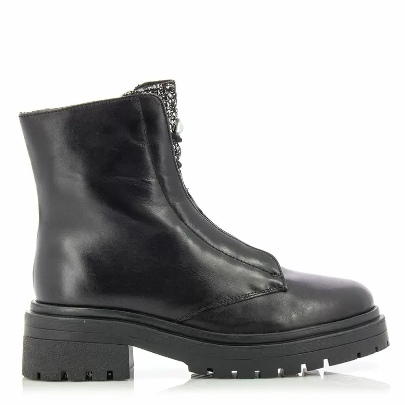 Дамски Кубинки APEPAZZA – F2COMBAT31/DIA CAMELIA-BLACK