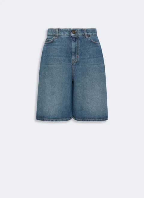 Бермуди от деним Weekend Max Mara Wkddonnola — снимка 6