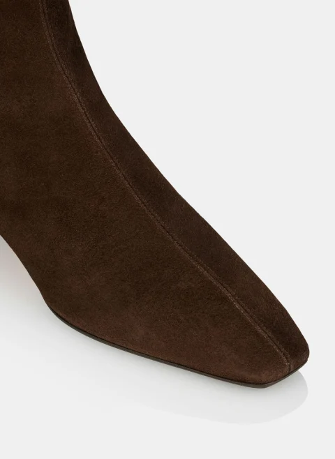 Велурени ботуши 'Saint Honore' Aquazzura — снимка 6