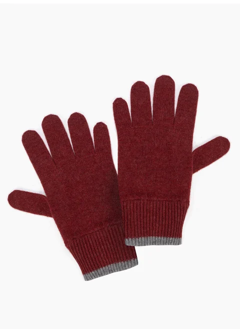 Ръкавици от 100% кашмир Brunello Cucinelli Kids M — снимка 5