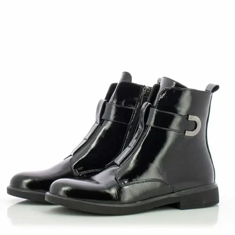 Дамски Равни Боти CARLO FABIANI – 26103462 BLACK — снимка 3