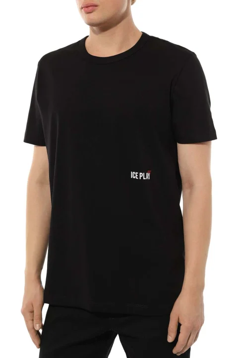 T-Shirt Jersey 23IU1M0F01KP400 9000 nero — снимка 2