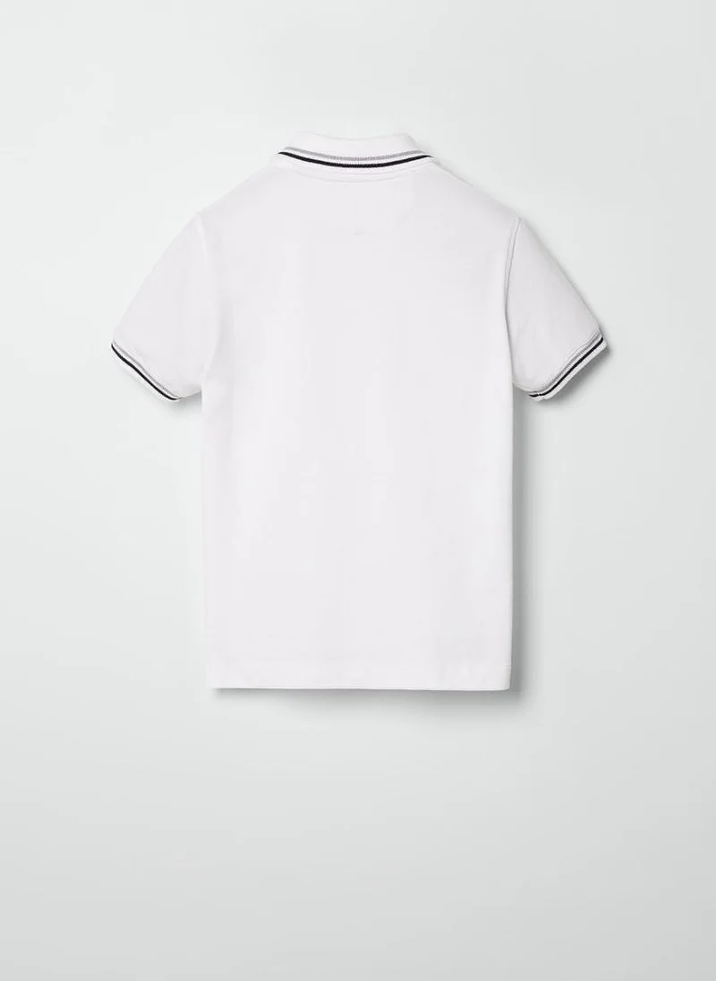 Полошърт с принт 'Solomei' Brunello Cucinelli Kids 12