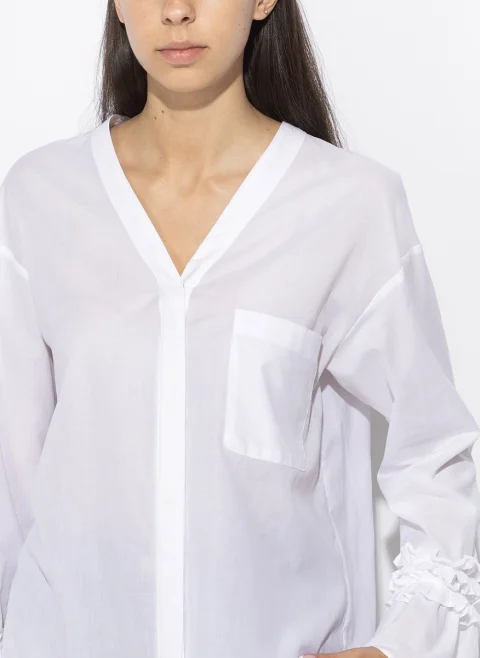 Риза с волани 'S Max Mara Smmastro — снимка 7