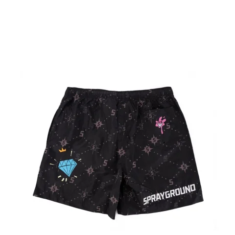 Мъжки бански - шорти с щампа SPRAYGROUND — снимка 6