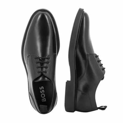 Мъжки Ежедневни BOSS – 50516670 LARRY_DERB_EYLT BLACK — снимка 5