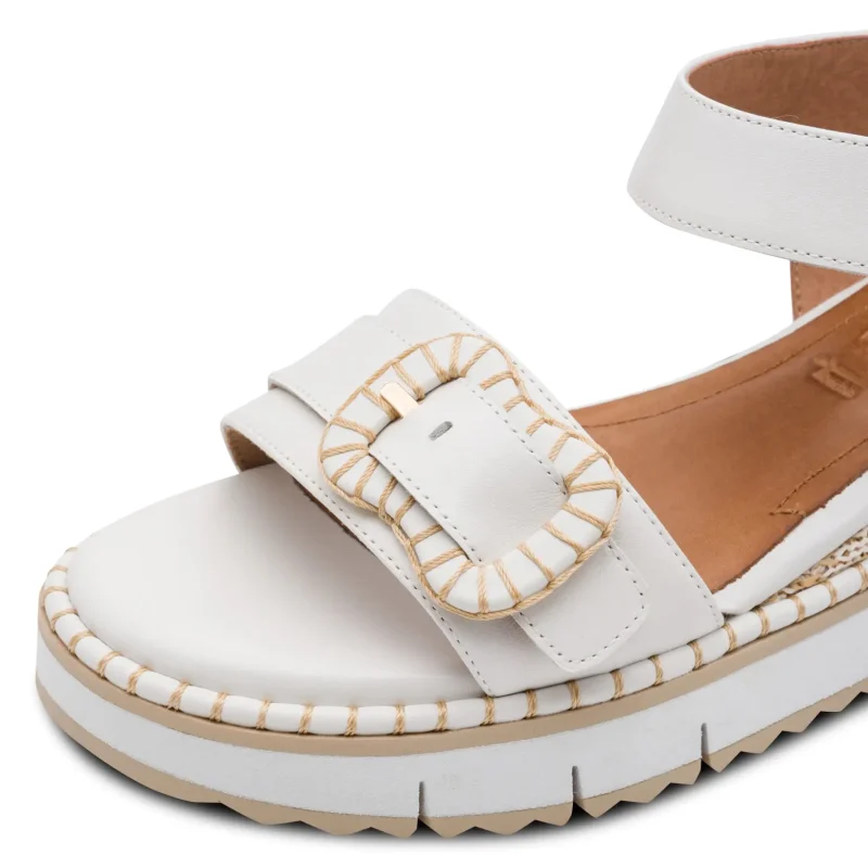 Дамски Сандали На Платформа TAMARIS – 1-28223-46-100 WHITE — снимка 4