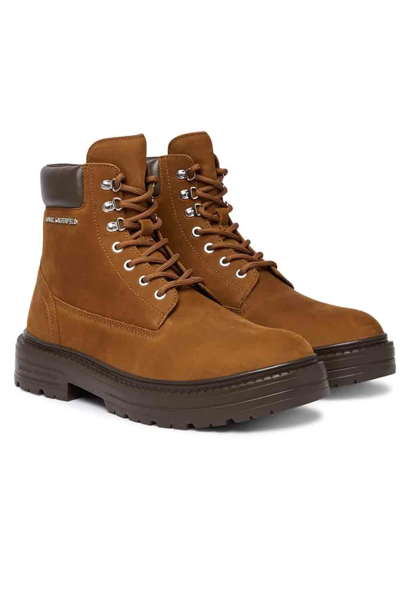 Боти Miles Work KL10252 233-mid brown nubuck — снимка 2